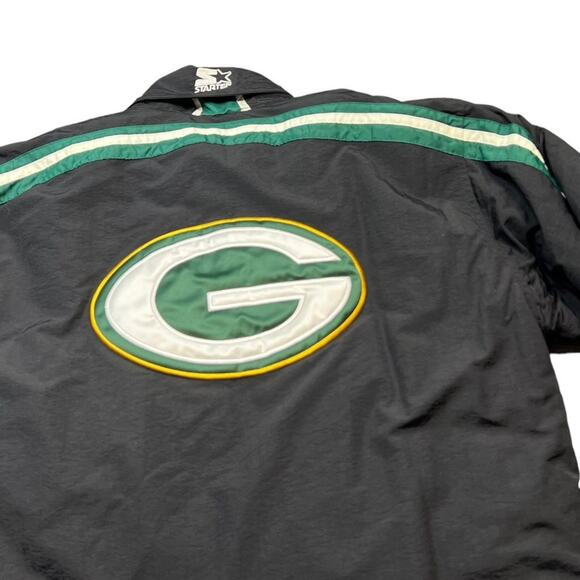 Vintage Green Bay Packers NFL Winter Starter Jacket Men's Medium - Picture 8 of 11
